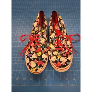 Vans Hello Kitty Low Top Sneakers Mens 7 Womens 8.5 Shoes Limited Edition